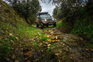 Pendant les vacances 4x4 dans la vall&eacute;e du Douro au nord du Portugal