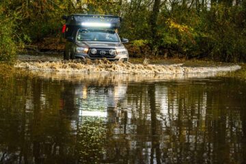 Travers&eacute;e &agrave; gu&eacute; pendant la balade 4x4 dans le Loir-et-Cher