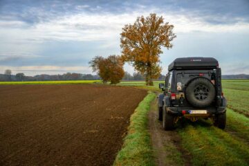 Pendant la balade 4x4 dans la Loire, d&eacute;partement du Loiret