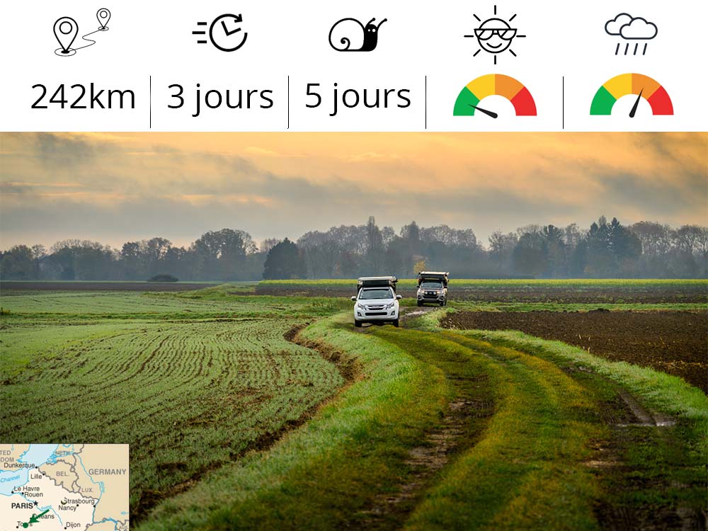 Roadbook 4x4 Gien-Montrichard Loire