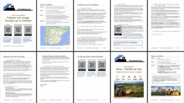 Premi&egrave;res pages du guide d'info pour les vacances 4&times;4 au nord du Portugal
