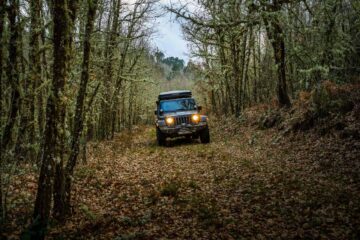Piste 4x4 pendant le voyage off-road en Portugal