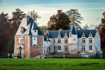 Le ch&acirc;teau de Lude, pendant la rando 4x4 dans le Loiret