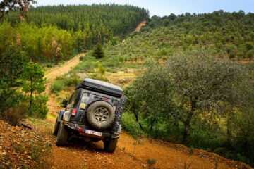 Pendant les vacances 4x4 dans le nord du Portugal, pr&egrave;s du Douro