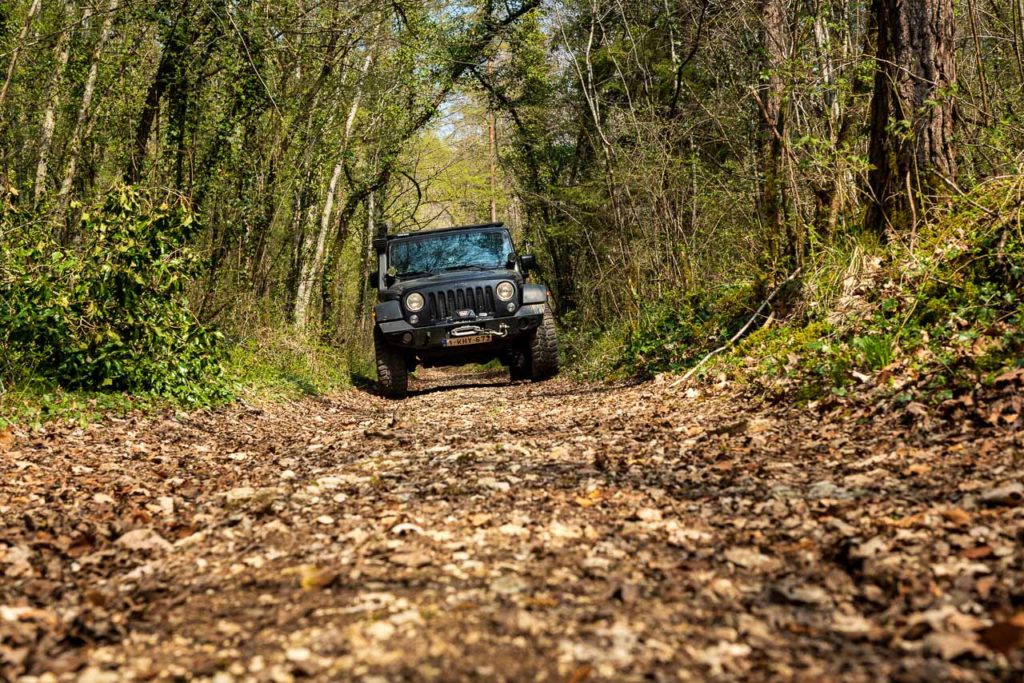 Het 4×4 roadbook gaat door de bossen van Bligny en Urville