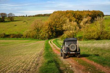 Mooi zicht op onze 4x4 off road vakantie in Loiret