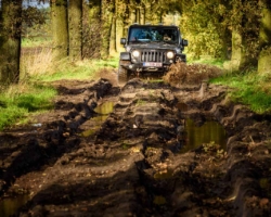 Tijdens de 4&times;4 reis door Noord-Brabant in Nederland