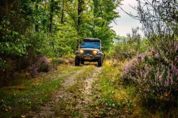 Tijdens de 4×4 rit Bouillon - Sedan in de Franse Ardennen