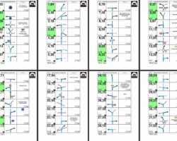Voorbeeld 4&times;4 roadbook bolletje-pijl Noord-Brabant