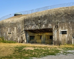 Bunker tijdens de 4&times;4 route en rit, regio Longwy