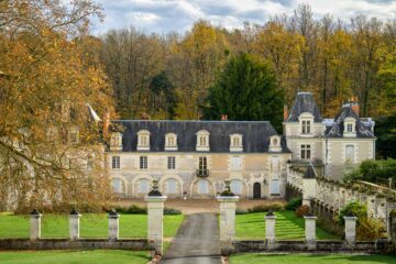 Kasteel langs de route van onze 4x4 vakantie in de Loire