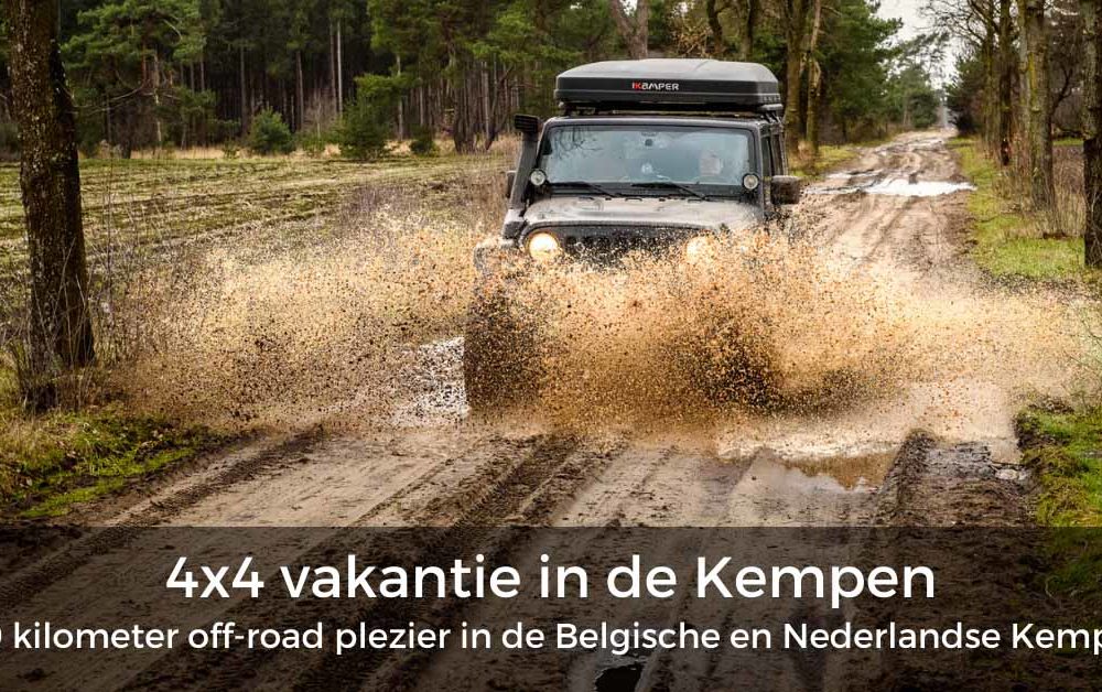 4x4 vakantie België Nederland Kempen