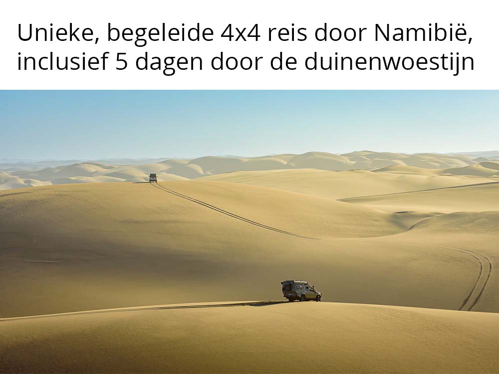 4x4 reis en vakantie Namibië, met duinentocht