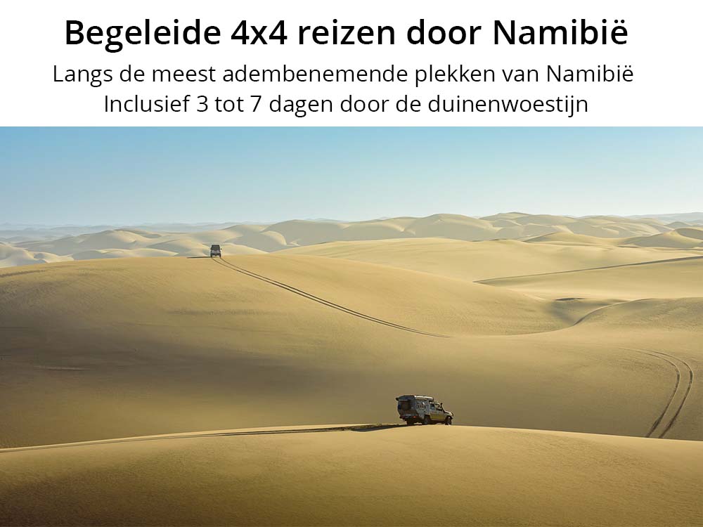 4x4 reizen door Namibië en de woestijn