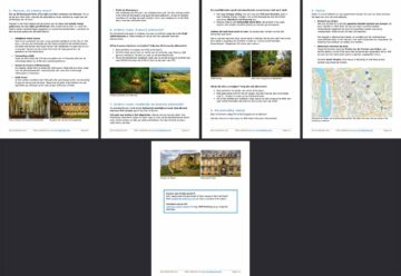 Voorbeeld infogids bij het greenlane adventure door Ardennes