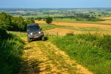 4x4 off-road rijden in het departement Ardennes, rond Mouzon