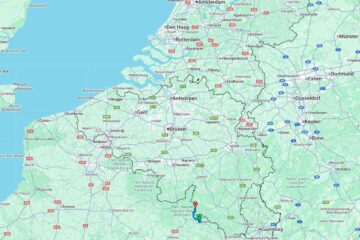 Situatieplan off-road route Sedan - Bohan in de Ardennen Situatieplan off-road route Sedan - Bohan in de Ardennen